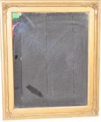 VINTAGE GILTWOOD AND GESSO WALL HANGING MIRROR