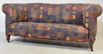 19TH CENTURY OAK CHESTERFIELD SOFA SETTEE