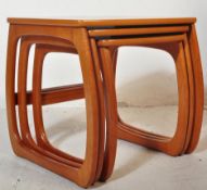 NATHAN - BURLINGTON - MID CENTURY TEAK NEST OF TABLES