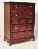 VINTAGE 20TH CENTURY STAG MINSTREL AFRICAN CHERRYWOOD TALLBOY
