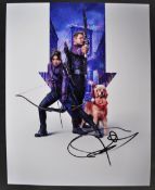 JEREMY RENNER - HAWKEYE (MARVEL) - SIGNED PHOTOGRAPH - AFTAL