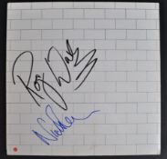 PINK FLOYD - NICK MASON & ROGERWATERS - DUE SIGNED LP - AFTAL