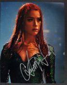 AMBER HEARD - AQUAMAN - AUTOGRAPHED 8X10