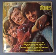 THE MONKEES - TRIPLE AUTOGRAPHED VINYL RECORD LP