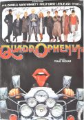 QUADROPHENIA - SCARCE FULL CAST AUTOGRAPHED POSTER INC STING - AFTAL