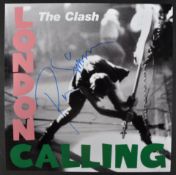 THE CLASH - PAUL SIMONON - AUTOGRAPHED ALBUM PHOTO