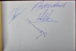 MOTORHEAD - IRON FIST TOUR - AUTOGRAPHED ALBUM PAGE