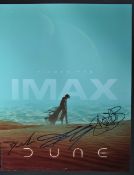 DUNE (2021) - TRIPLE AUTOGRAPHED 11X14