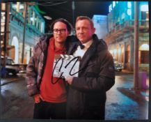 JAMES BOND 007 - NO TIME TO DIE - CARY JOJI FUKUNAGA - SIGNED PHOTO AFTAL