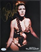 CARRIE FISHER (1956-2016) - STAR WARS - AUTOGRAPHED 8X10