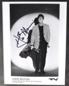 HANK MARVIN - THE SHADOWS - AUTOGRAPHED 8X10