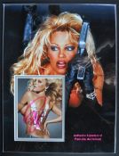 PAMELA ANDERSON - CUSTOM AUTOGRAPH DISPLAY