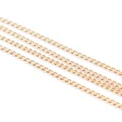 ANTIQUE GOLD & FINE LINK NECKLACE CHAIN