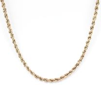 VINTAGE GOLD ROPE TWIST CHAIN