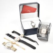 GROUP OF SIX ASSORTED WRIST WATCHES