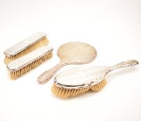 ANTIQUE SILVER HALLMARKED DRESSING TABLE ITEMS