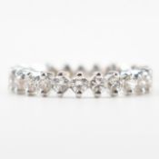 18CT GOLD & DIAMOND ETERNITY RING