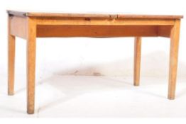 RETRO VINTAGE MID 20TH CENTRUY TWO PERSON SCHOOL DESK