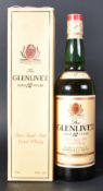GLENLIVET SCOTCH WHISKY BOXED SINGLE MALT BOTTLE