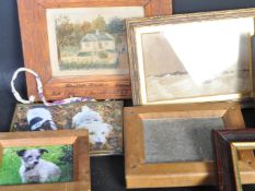COLLECTION OF VINTAGE WOODEN FRAMES