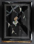 VINTAGE JAPANESE MOTHER OF PEARL LAQUERED PHOTO ALBUM