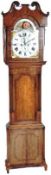 19TH CENTURY VICTORIAN MAHOGANY LONGCASE CLOCK