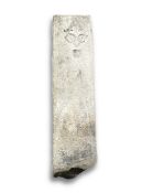 DUTCH (V.O.C.) SILVER INGOT BAR SALVAGE ROOSWIJK CARGO CIRCA 1739