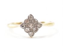 ART DECO 18CT GOLD & DIAMOND RING