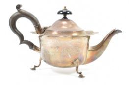 HALLMARKED 1909 SILVER TEAPOT