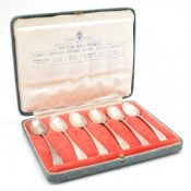 GEORGE V JUBILEE SILVER TEA SPOON SET