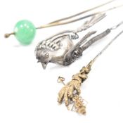 COLLECTION OF ANTIQUE HAIR PINS