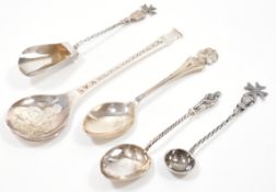 ASSORTMENT OF 20TH CENTURY SILVER SPOONS