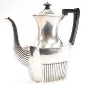VICTORIAN SILVER HALLMARKED COFFEE POT
