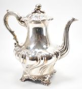 WILLIAM IV SILVER HALLMARKED COFFEE POT