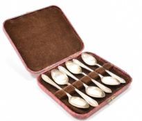 HALLMARKED SILVER SET OF TEASPOONS 1944