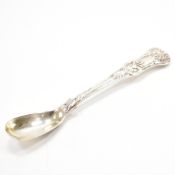 19TH CENTURY SILVER HALLMARKED REGENCY SAUCE SPOON