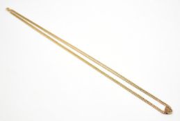 9CT GOLD SLIDER CHAIN NECKLACE