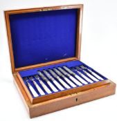 TWO VICTORIAN CUTLERY CANTEENS & FISH SET