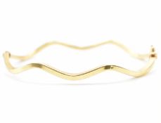 HALLMARKED 9CT GOLD BANGLE BRACELET
