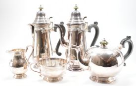 1960S IRISH SILVER HALLMARKED TEA SERVICE