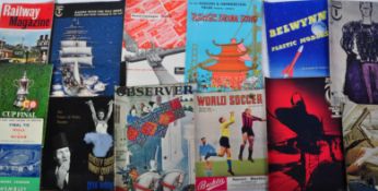 COLLECTION OF VINTAGED 20TH CENTURY SPORTING PROGRAMMES