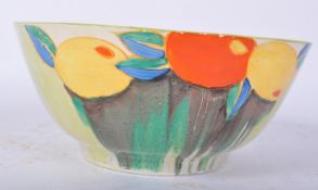 CLARICE CLIFF - DELICIA CITRUS - ART DECO 1930S BONE CHINA BOWL