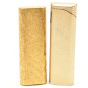 2 VINTAGE ELECTRONIC LIGHTERS - CARTIER & COLIBRI