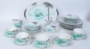 VINTAGE RETRO KUTANI CHINESE TEA & DINNER SERVICE