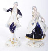 TWO EARLY 20TH CENTURY ROYAL DUX CRECH PORCELAIN FIGURES