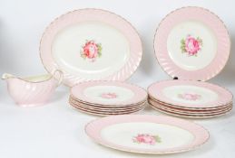VINTAGE 1950S CLARICE CLIFF STAFFORDSHIRE PART DINNER SERVICE