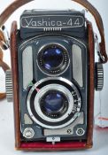 VINTAGE YASHICA-44 TWIN-LENS REFLEX FILM CAMERA