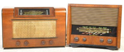 TWO VINTAGE 1950S VALVE RADIOS