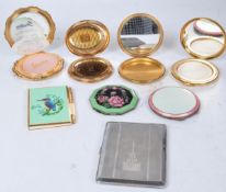 COLLECTION OF VINTAGE 20TH CENTURY COMPACTS