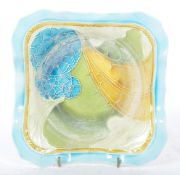 20TH CENTURY ART NOUVEAU FAIENCE DISH
